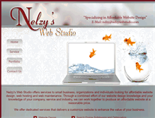 Tablet Screenshot of nelzywebstudio.com